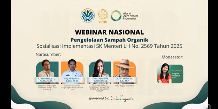 Percepat Transformasi Pengelolaan Sampah Organik dari Sumber, Ratusan Pemda Ikut Webinar Nasional